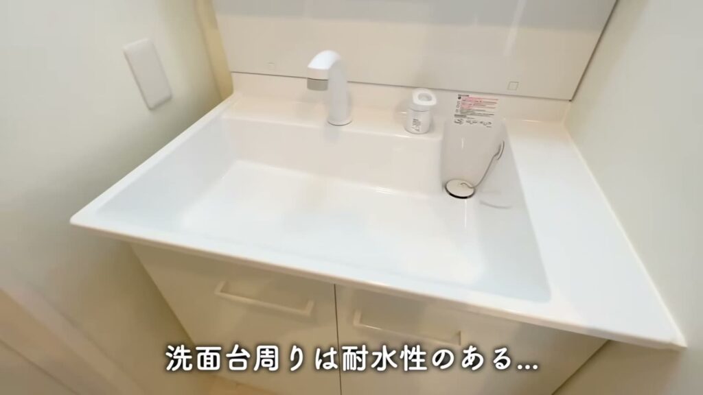1LDKの洗面ボウル