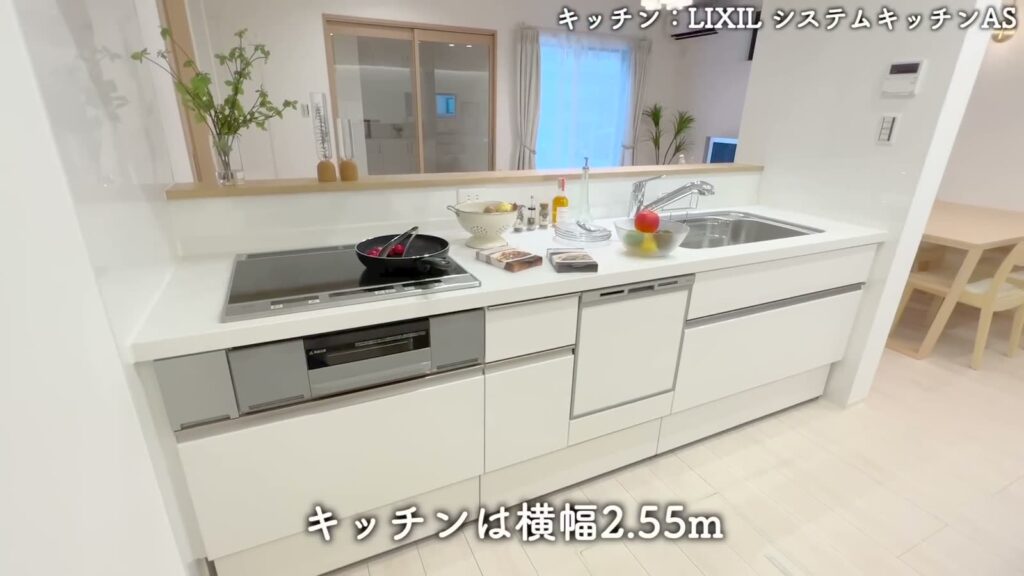 3LDK+Sのキッチン