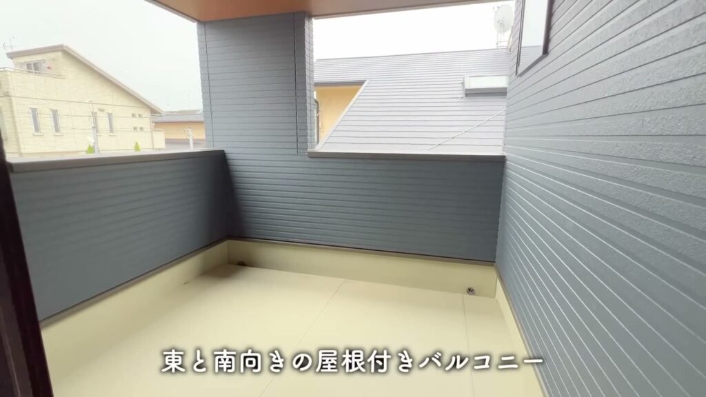 京都府宇治市の戸建て 4LDK+ロフトのバルコニー