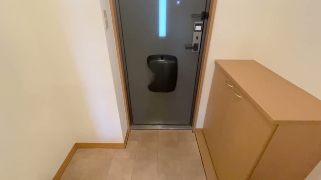 1Kの玄関