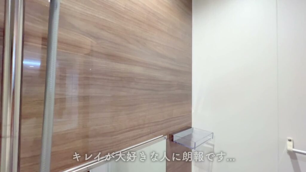 1LDKの取り外せる棚