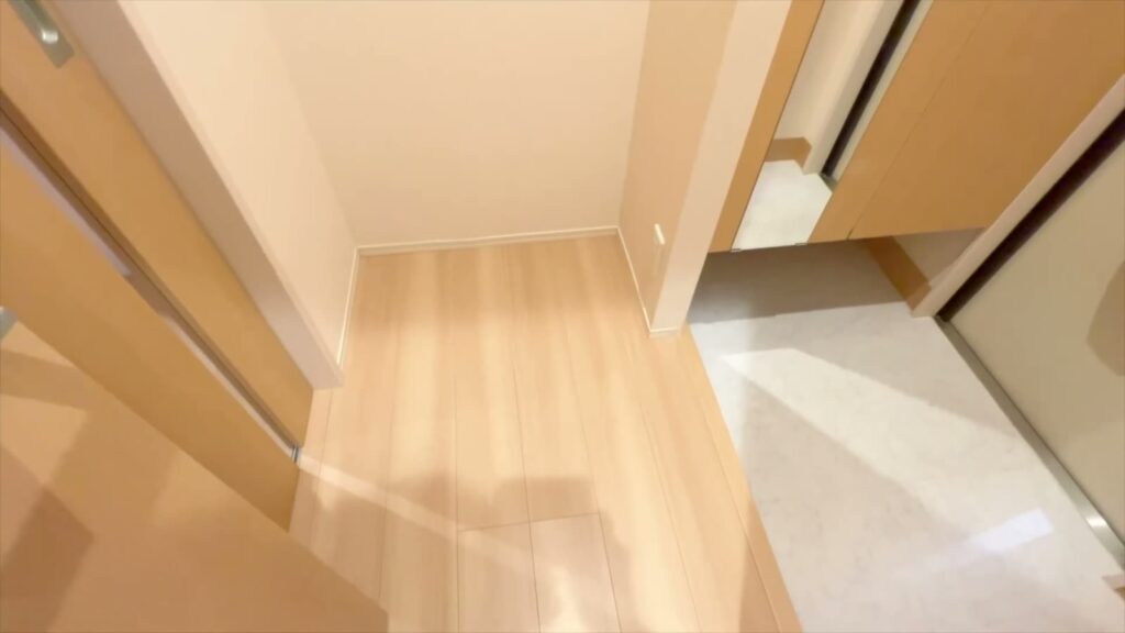 広島市南区段原の1R 1Rの玄関のくぼみ