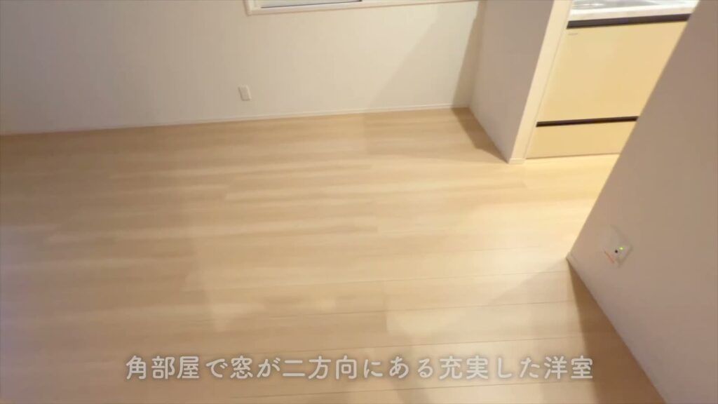 広島市南区段原の1R 1Rの洋室の床