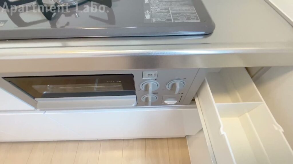 広島市中区舟入本町の1R 1Rのグリルと引き出し