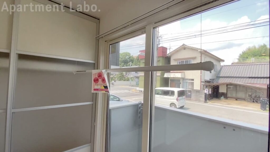 広島市中区舟入本町の1R 1Rの室内物干し