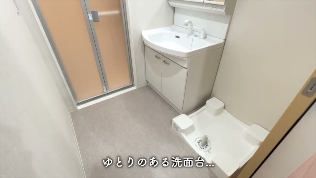 1LDKの洗面所