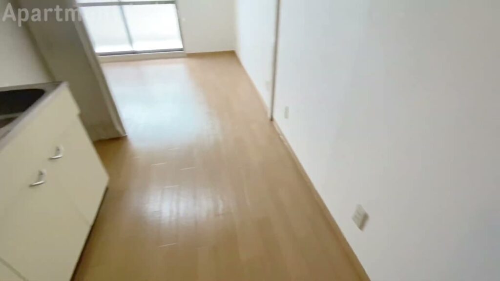 広島市の1R 1Rの洋室側から