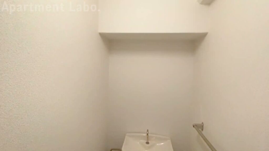 広島市の1R 1Rのトイレの棚