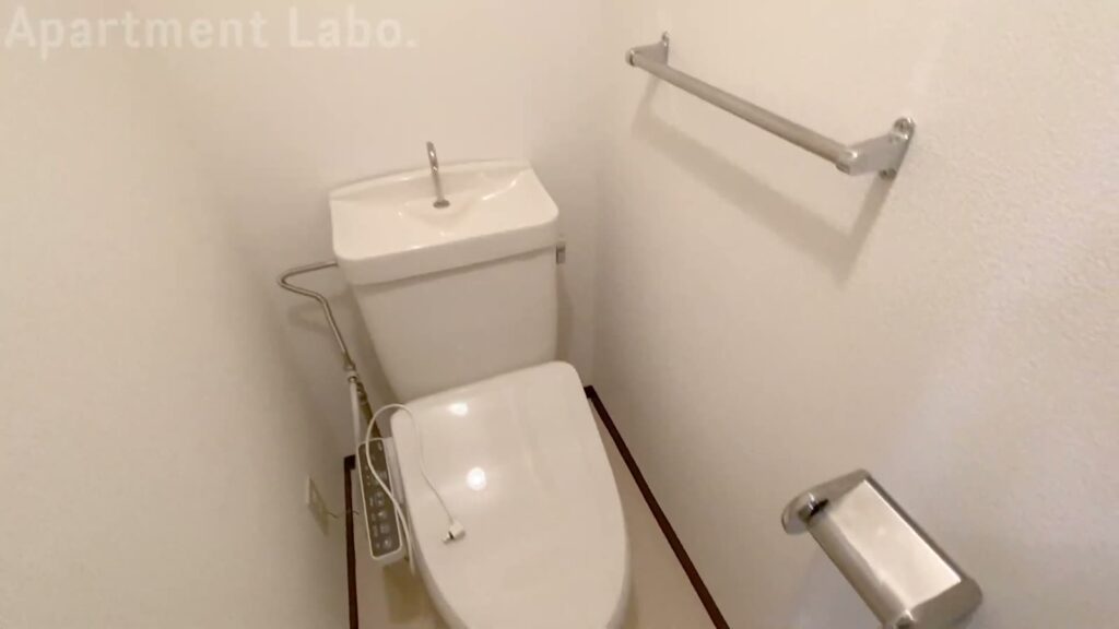 広島市の1R 1Rのトイレのタオルハンガー