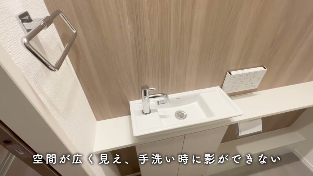 1LDKの手洗いカウンター