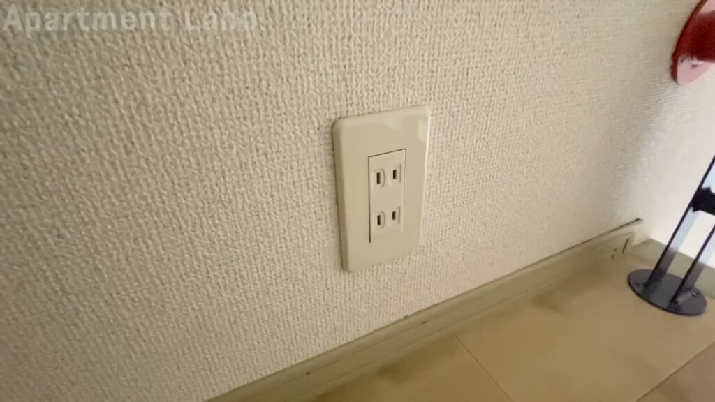 広島市の1K 1Kのコンセント