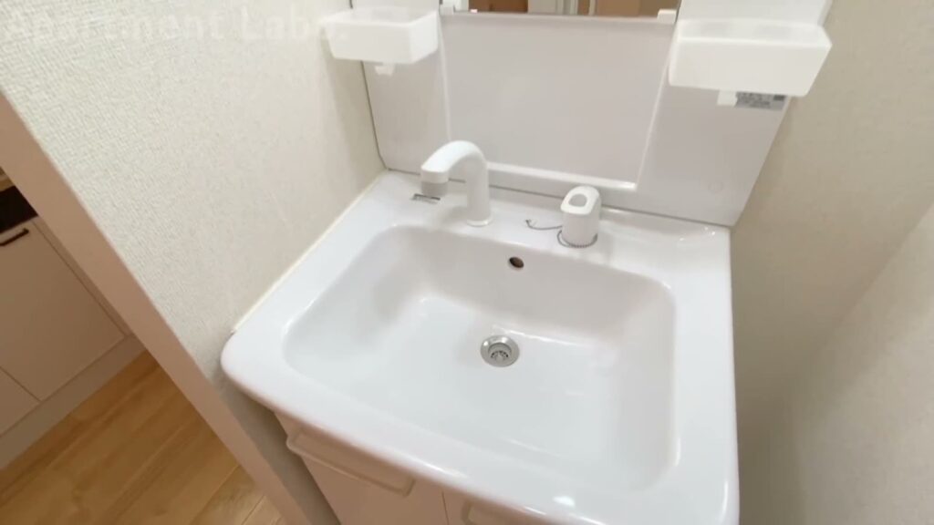 広島市の1K 1Kの洗面台