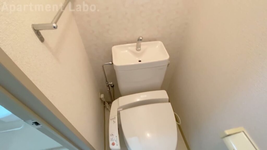 広島市の1K 1Kのトイレ全体