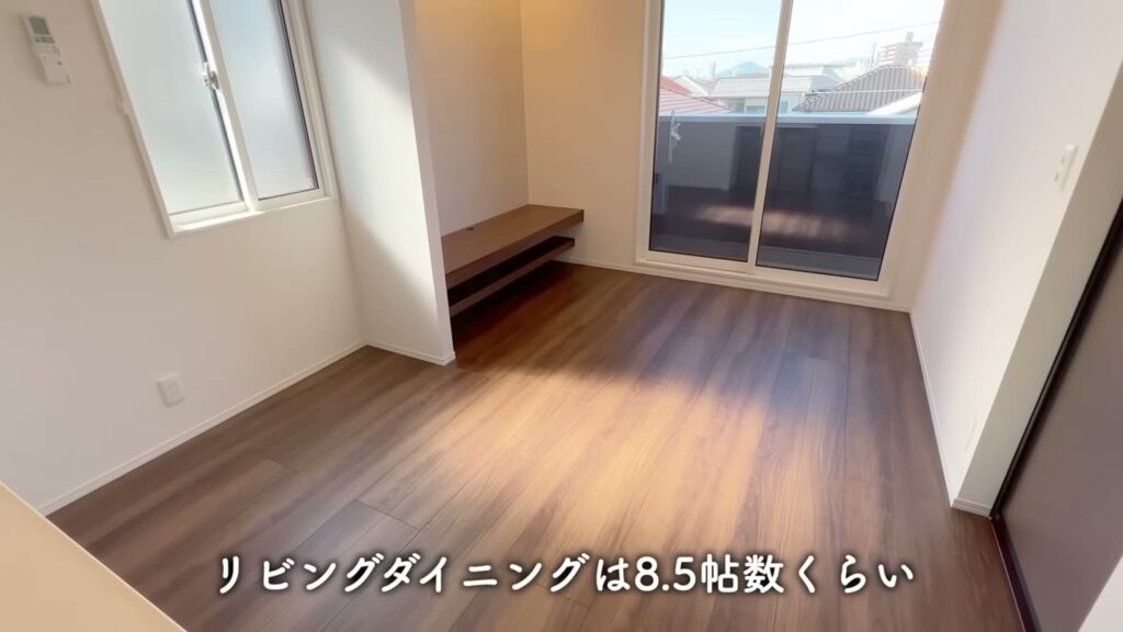 フィオーレ井口明神 1LDKのリビングダイニング