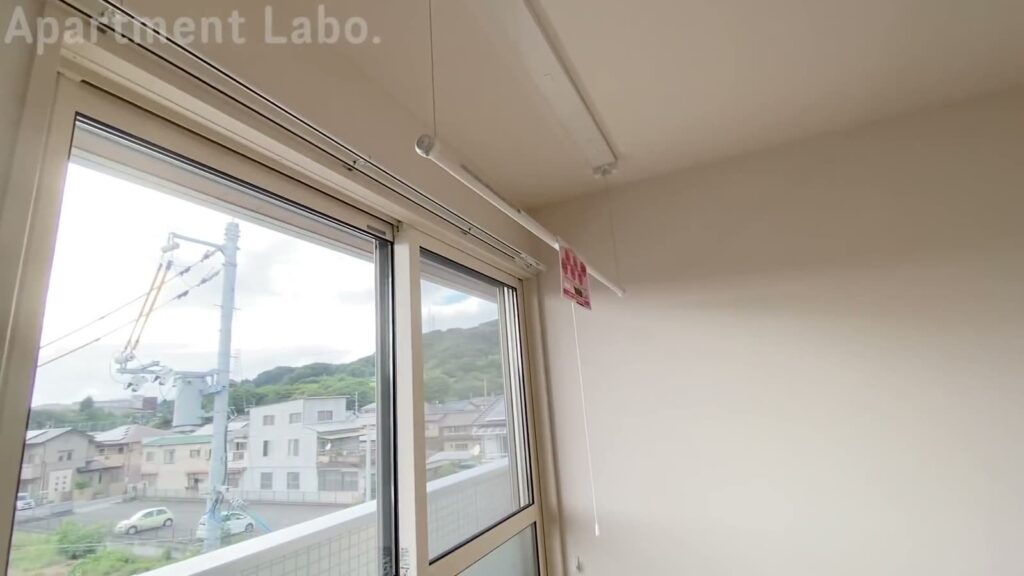 広島市の2LDK 2LDKの窓際