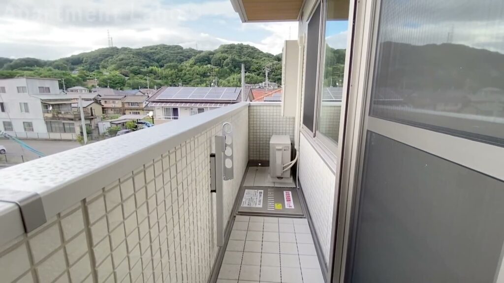 広島市の2LDK 2LDKのバルコニー