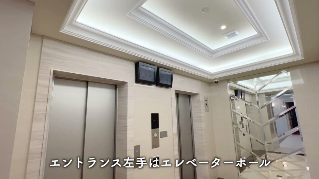 Luxe 三国駅前 1DKのエレベーターホール
