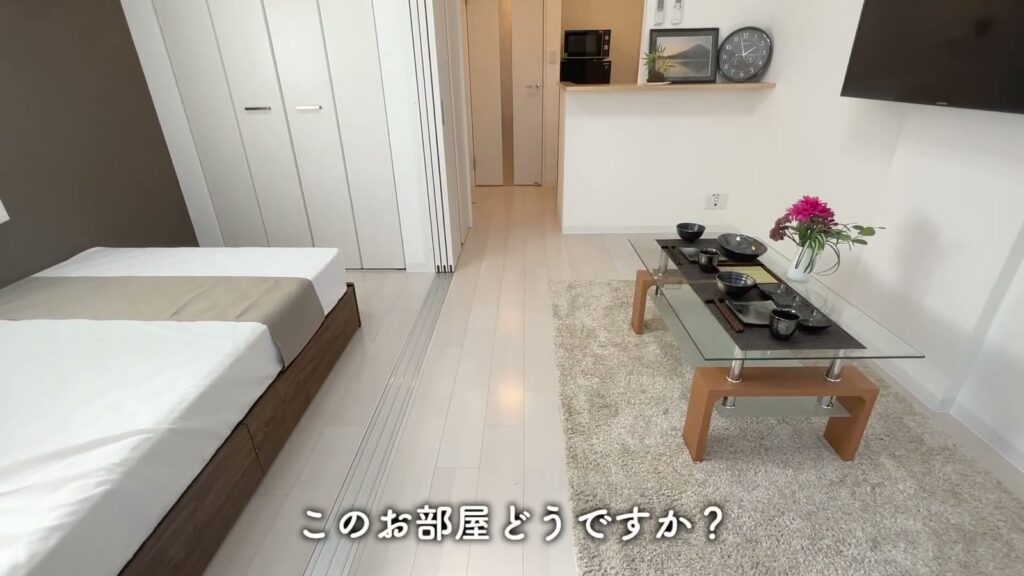 Luxe 三国駅前 1DKのリビング