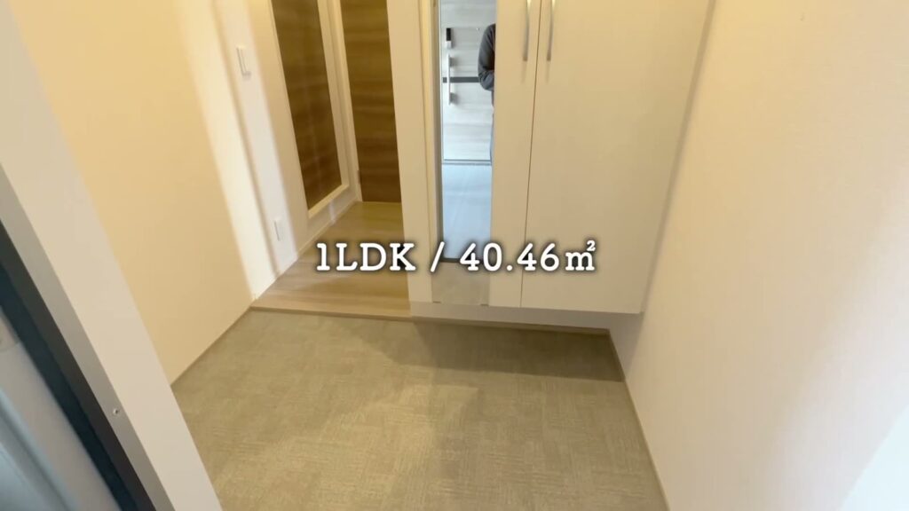1LDKの玄関