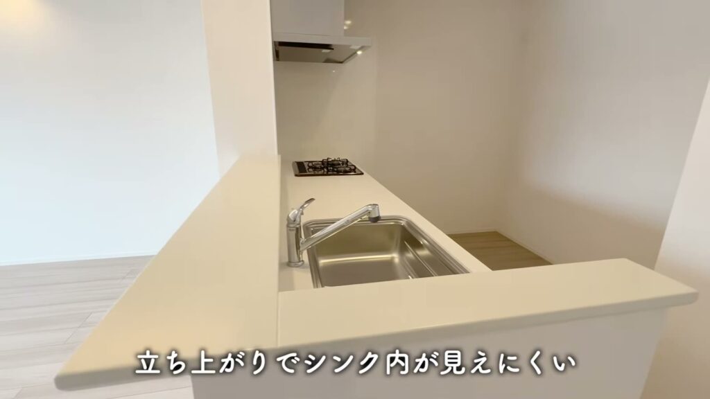 2LDKのキッチン