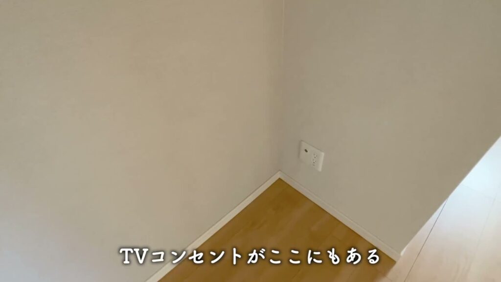 1LDKのTVコンセント