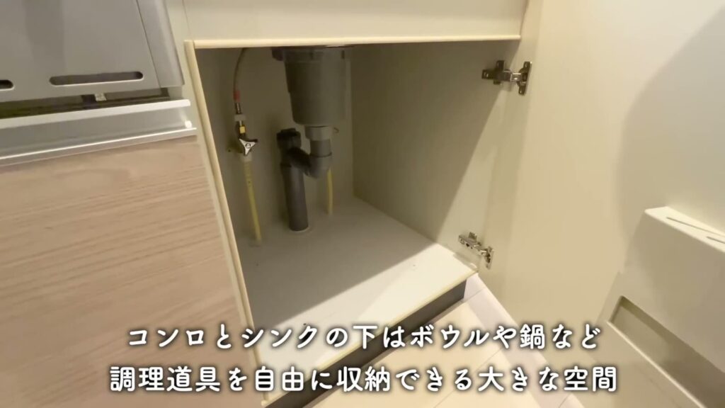 LEXE KAJIGAYA 1Kのシンク下収納