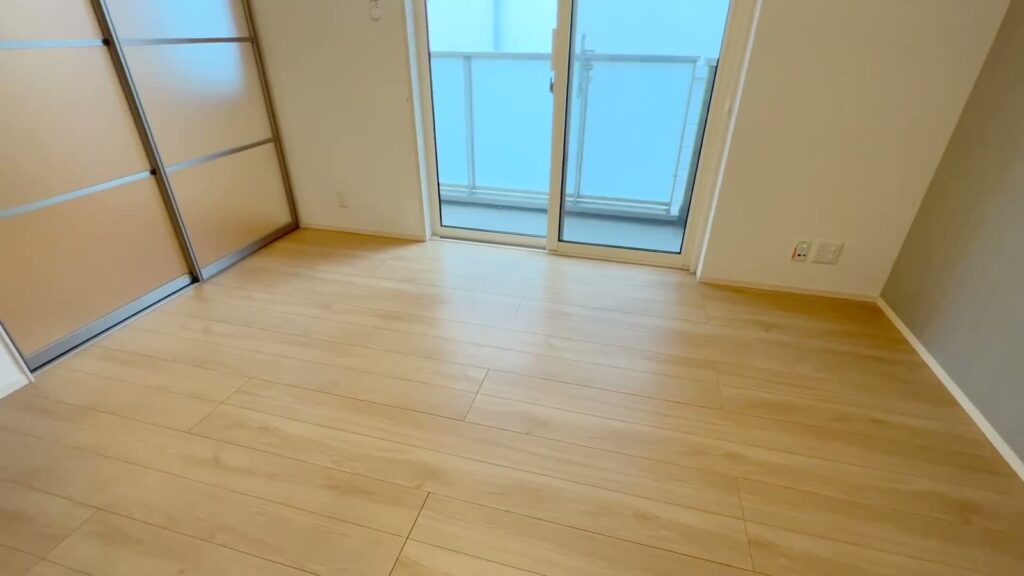 東広島市西条栄町の1LDK 1LDKのバルコニー側