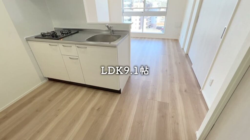 ミリアビタNo.39 1LDKのLDKとキッチン