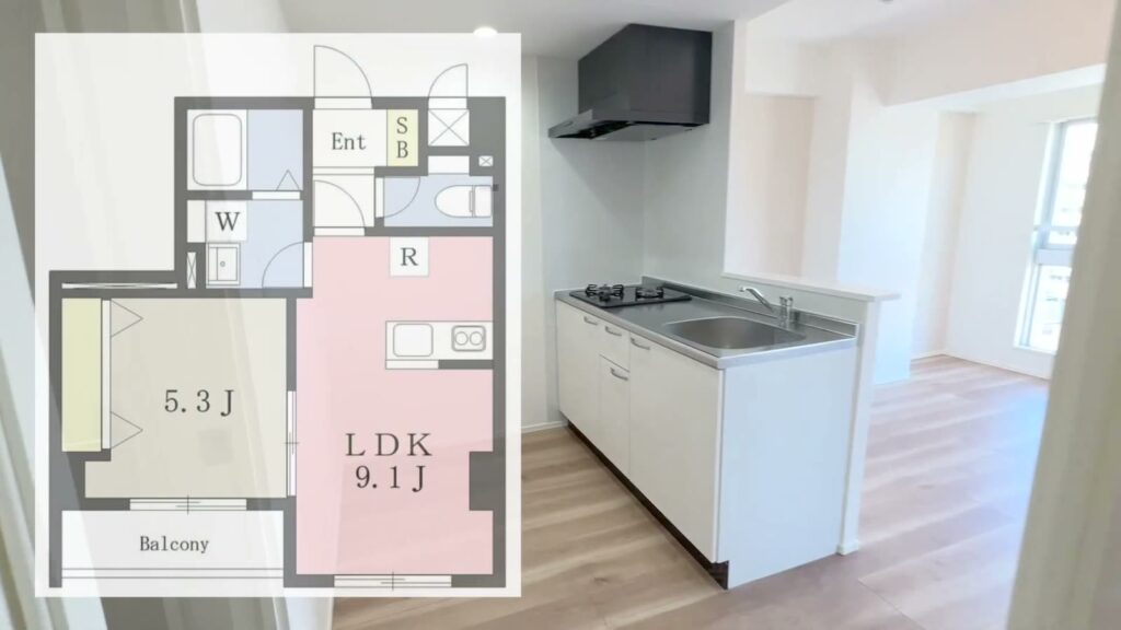 ミリアビタNo.39 1LDKの間取り図
