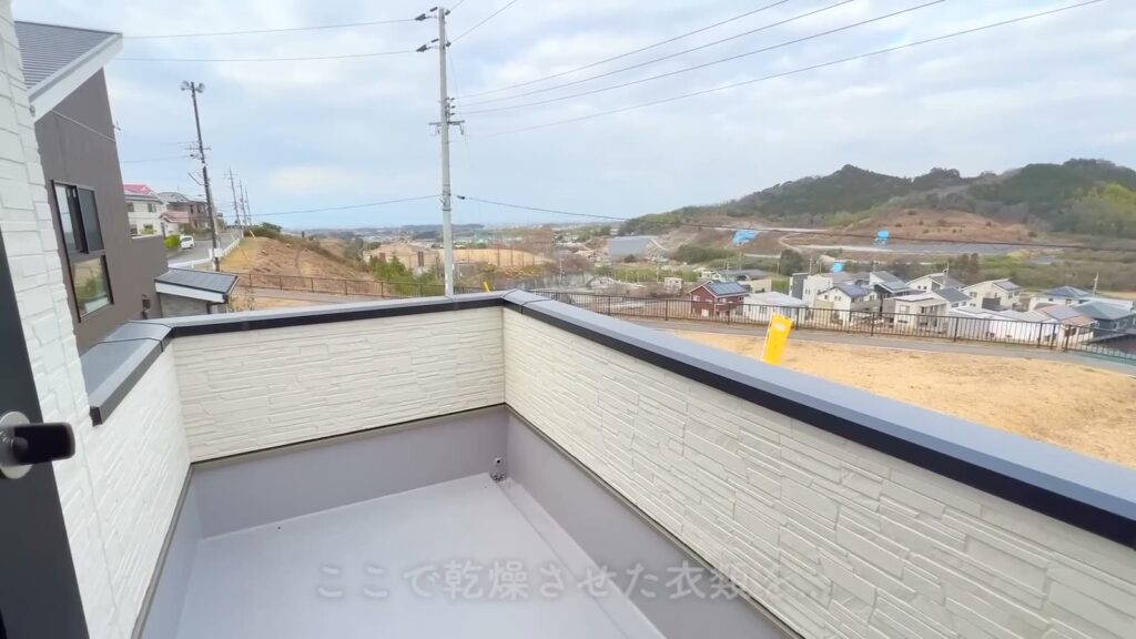 南海くまとり・つばさが丘 4LDKのバルコニー