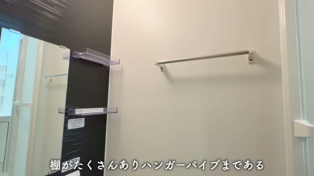 東広島市西条東北町の1LDK 1LDKのハンガーパイプ
