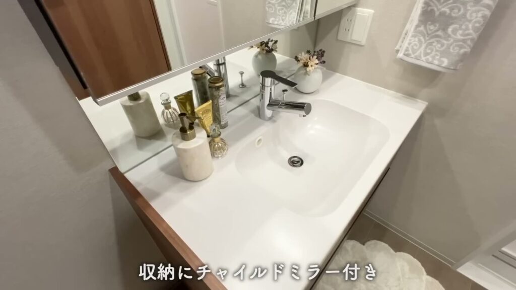 ブランシエスタ浦安 2LDK+ロフトの洗面台