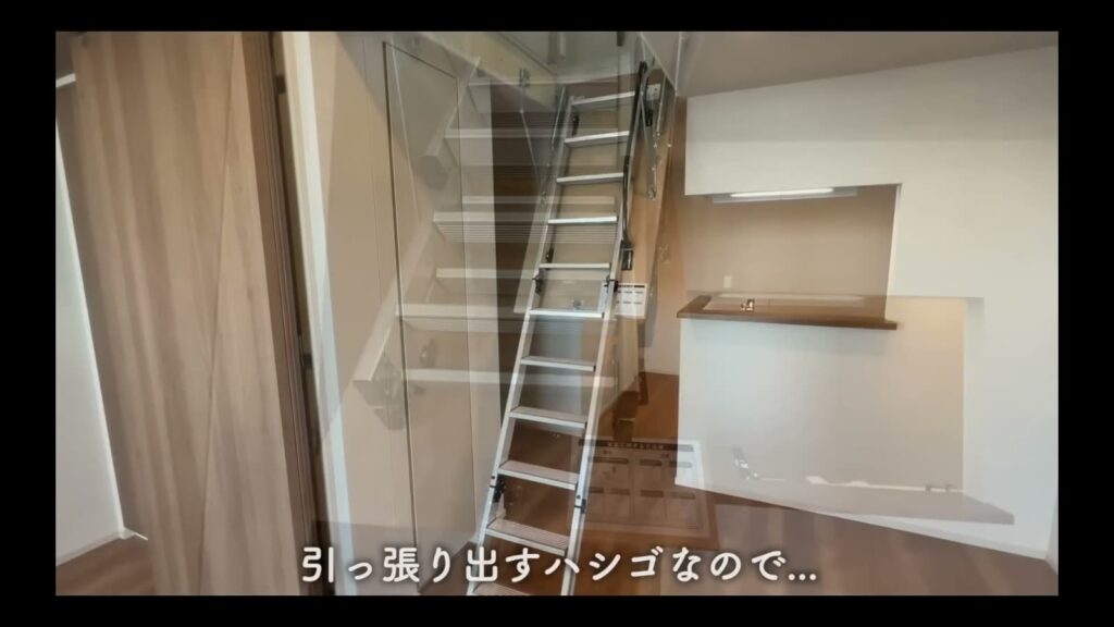 ブランシエスタ浦安 2LDK+ロフトの引っ張り出すハシゴ