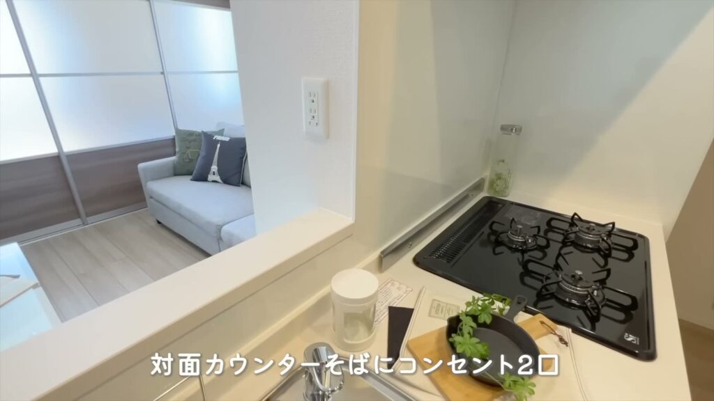 東広島市西条東北町の1LDK 1LDKの3口コンロ