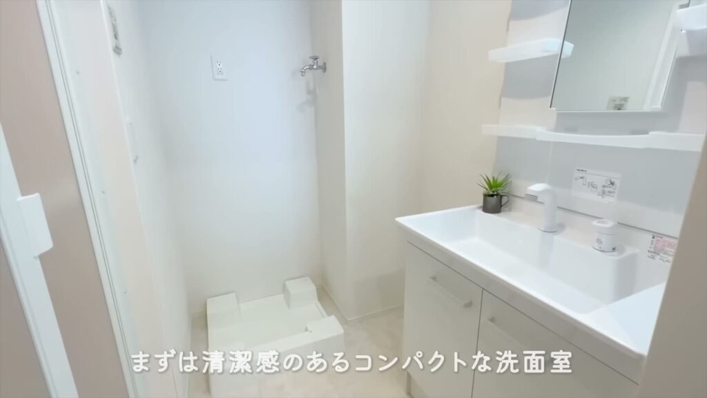 東広島市西条東北町の1LDK 1LDKの洗面所