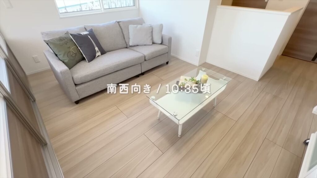 東広島市西条東北町の1LDK 1LDKの南西向きの窓