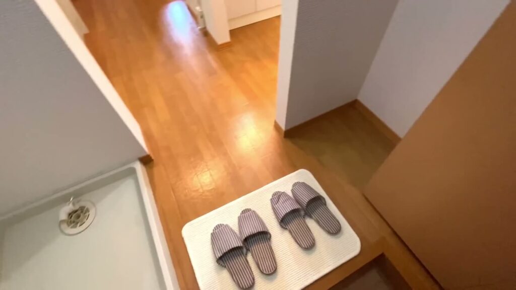 1Kの洗濯機置き場
