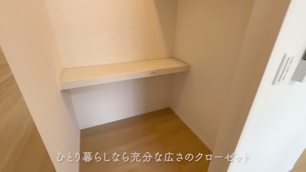 東広島市西条町の1LDK 1LDKのクローゼット