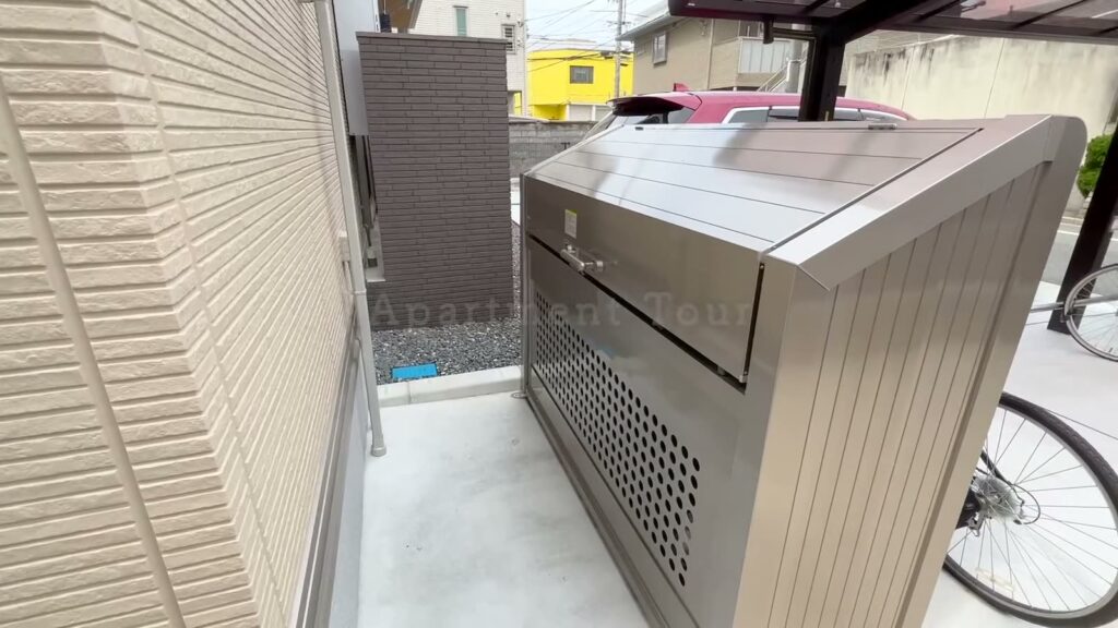 1LDKのごみ置き場