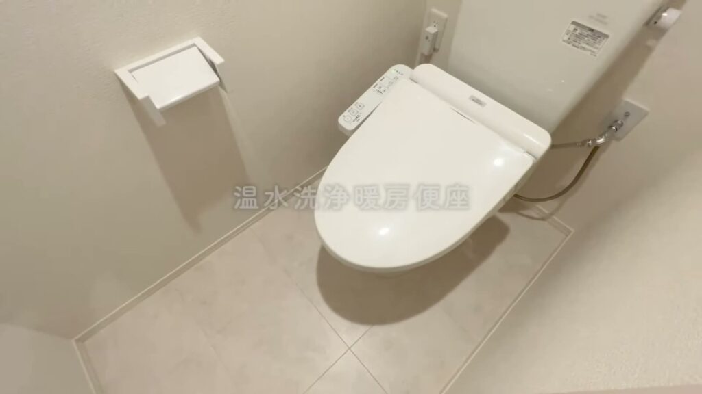 1LDKのトイレ