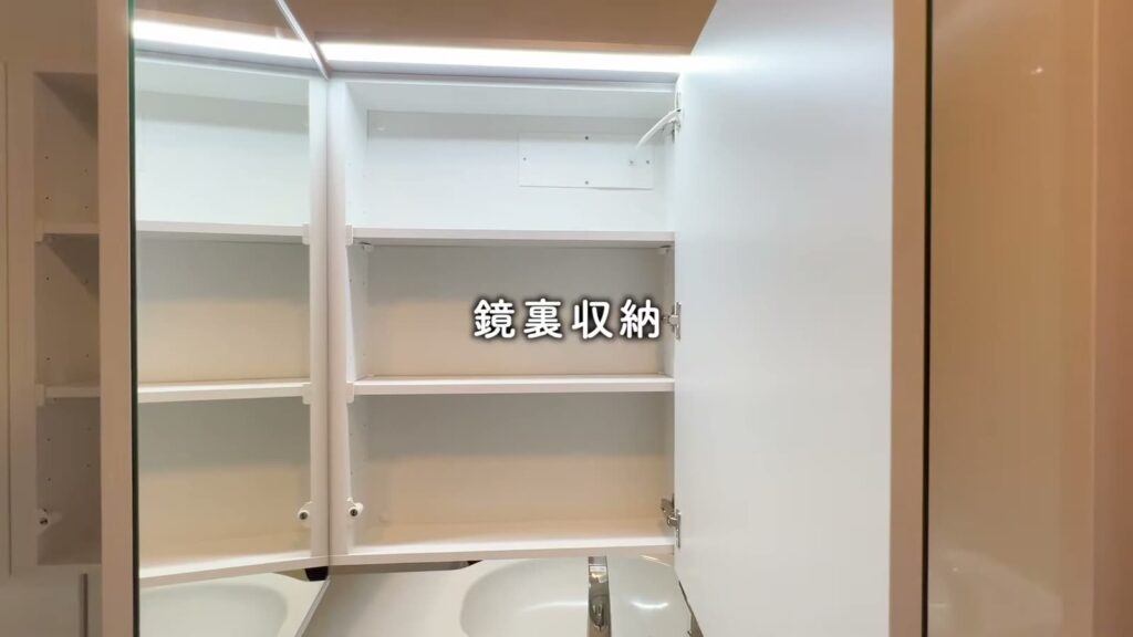 1LDKの鏡裏収納