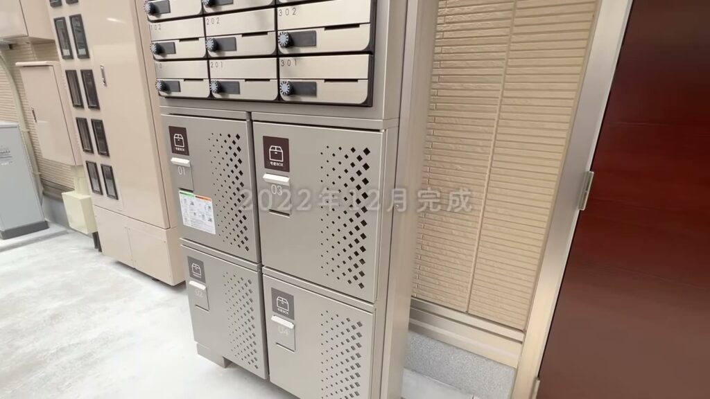 1LDKのメールボックス
