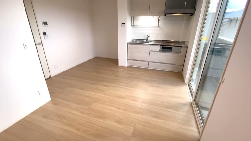 D-room内山 1LDKのLDKの奥行き