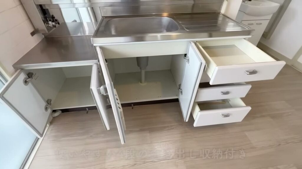 千葉幸町 2DKのシンク下の収納