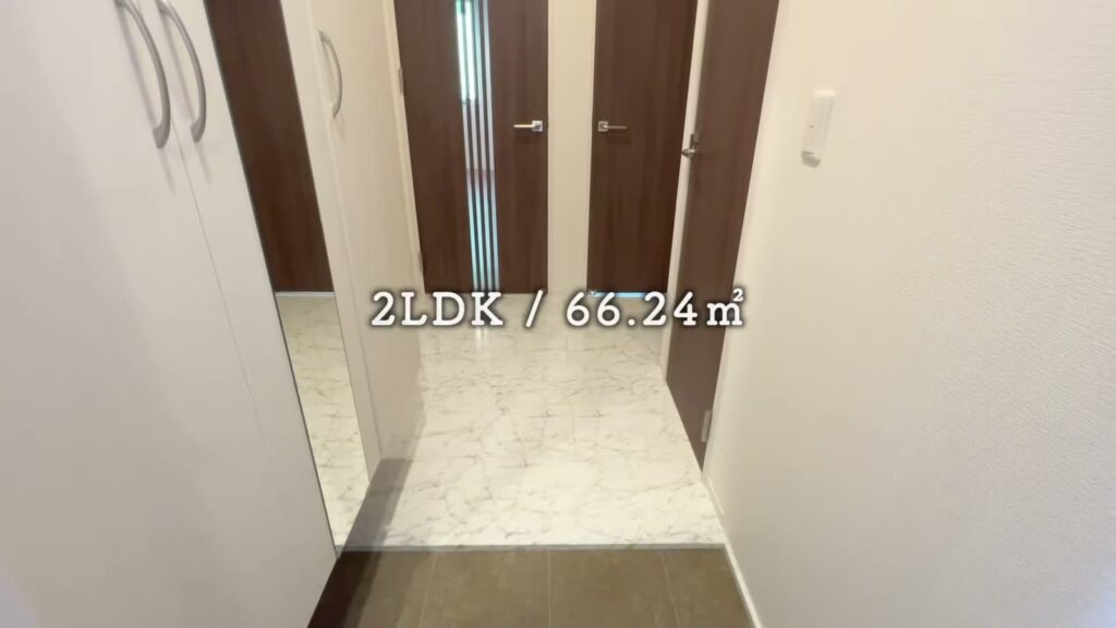 2LDKの玄関