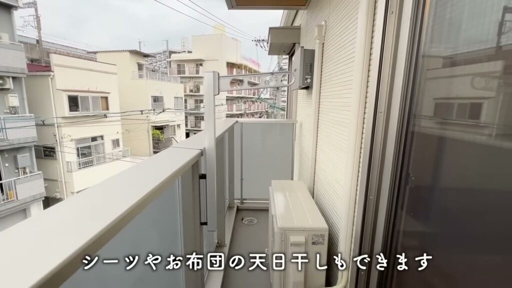 白島北町の1LDK 1LDKの天日干しスペース