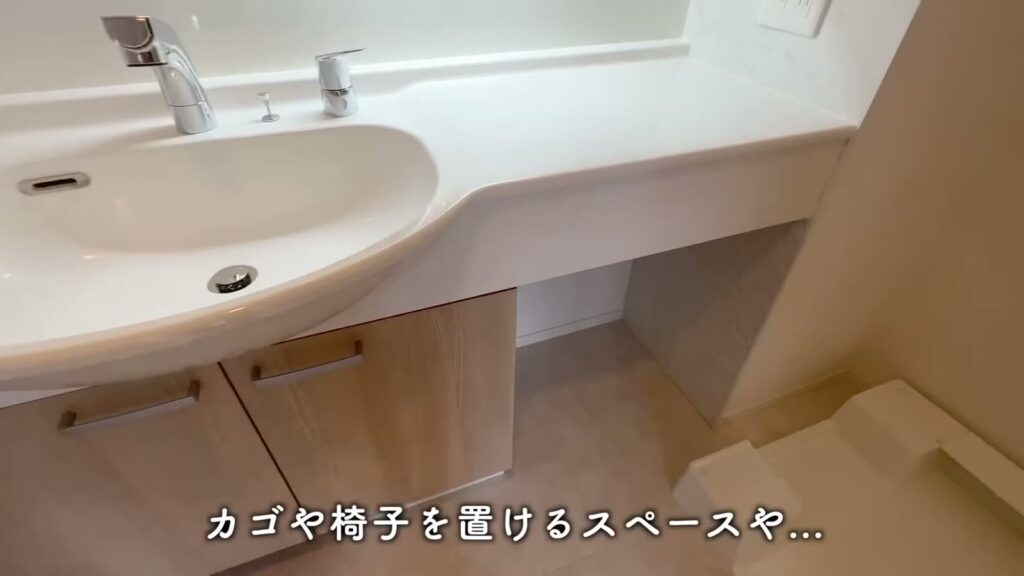 白島北町の1LDK 1LDKの洗面台の下