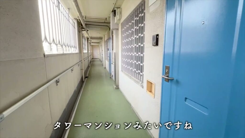 高島平団地 2DKの玄関ドア