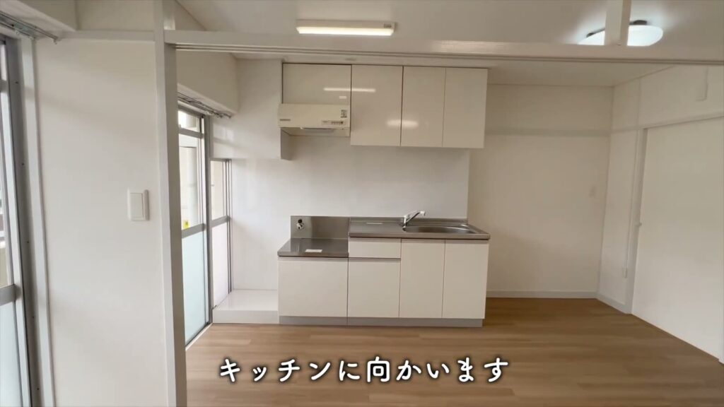 高島平団地 2DKのキッチン