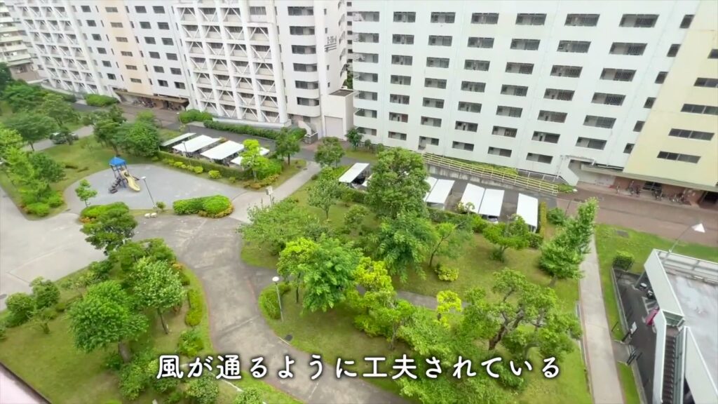 高島平団地 2DKの眺め